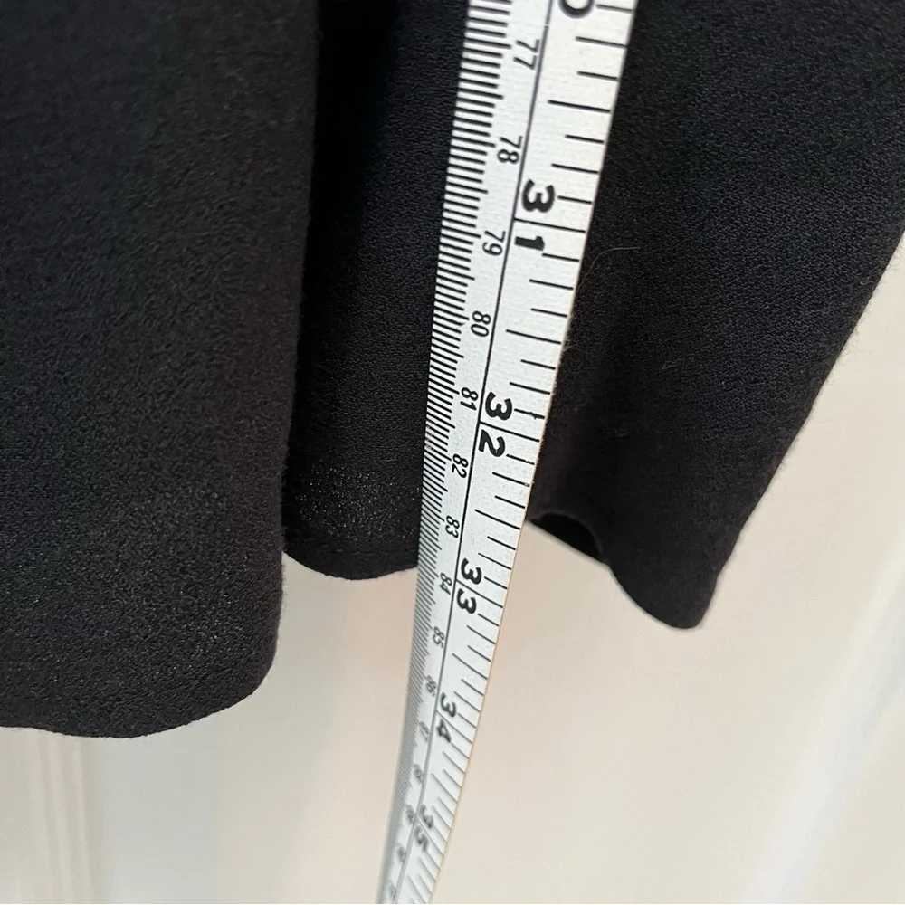 Wilfred Women’s Juliet Corset Novella Black Mini Dress Long Sleeve Ruching 14 - Picture 14 of 17